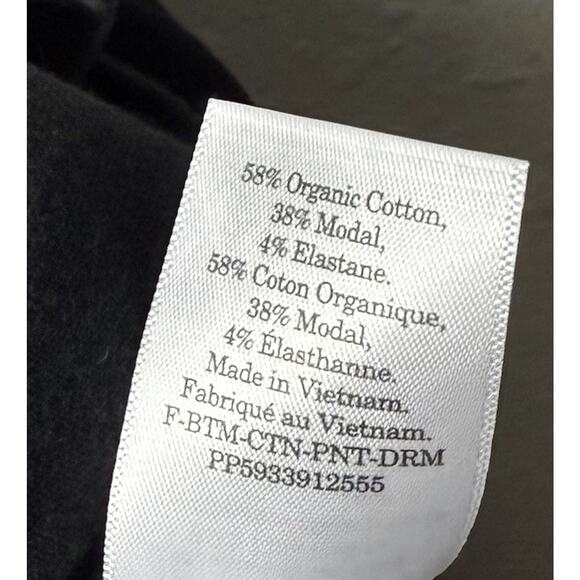 Everlane The Dream Pant Women’s Large Black Pull On Tapered Ankle - Picture 4 of 4